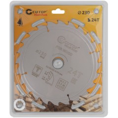 Диск пильный по дереву с тефлоновым покрытием 24Т, Profi plus, 230x1,6/2,4x32/30/25,4/20 мм