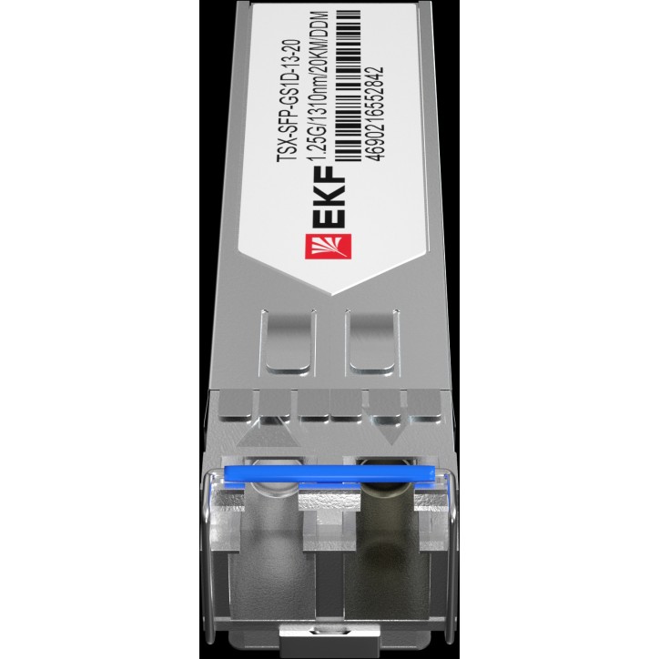 Модуль, оптический трансивер SFP 1,25 Гбит одинарное одномодовое оптоволокно передача 1310нм дальность 20км TSX