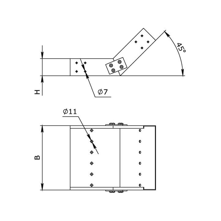 Лоток лестничный 50х500 плюс L-3000мм цинк-ламельный