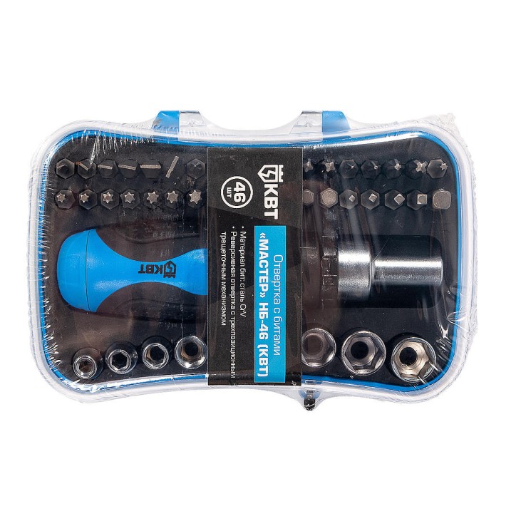 Набор отвертка с битами НБ-46 серия МАСТЕР Набор отвертка с битами НБ-46 серия МАСТЕР