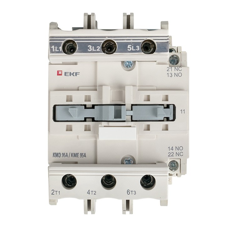 Пускатель магнитный КМЭ 95А катушка управления 220В АС малогабаритный 1NO 1NC