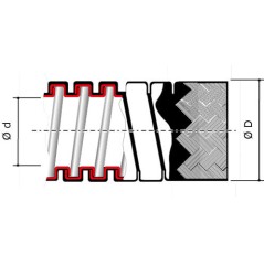 Коробка ответвительная алюминиевая окрашенная,IP66, RAL9006, 154х129х58мм