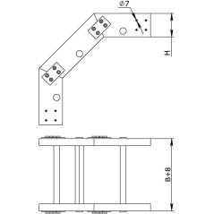 Коробка ответвительная 178х155х74мм IP66 RAL9006 алюминиевая
