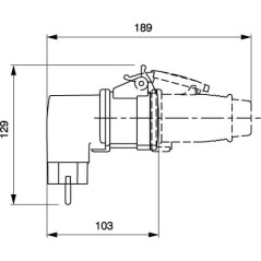 Коробка ответвительная алюминиевая окрашенная,IP66, RAL9006, 128х103х55мм