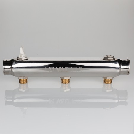 Коллектор нержавеющая сталь 1'x4 выхода 1/2' НР межосевое 100 мм