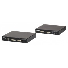 USB, DVI, КВМ-удлинитель c поддержкой Dual View и HDBaseT™ 2.0 (1920 x 1200 100 м)/ DVI Dual View HDBase T2.0 KVM Extender