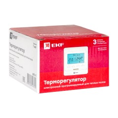 Термостат для теплых полов электронный 16A 230В с датчиком пола Proxima