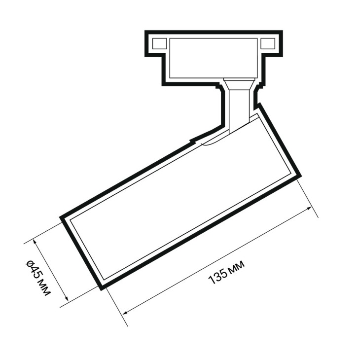 PTR 0610 10w 3000K 24° WH (белый) IP40 Jazzway