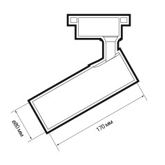 PTR 0620 20w 4000K 24° BL (чёрный) IP40 Jazzway