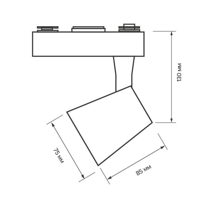 PTR 0315 15w 4000K 24° WH (белый) IP40 Jazzway