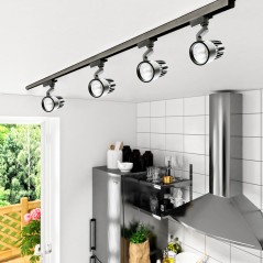 Светильник светодиодный трековый на шинопровод ДПО- 40Вт 4000K 24 град. 3600Лм BL (чёрный) IP40