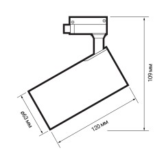 PTR 0715 15w 4000K 24° BL (чёрный) IP40 Jazzway