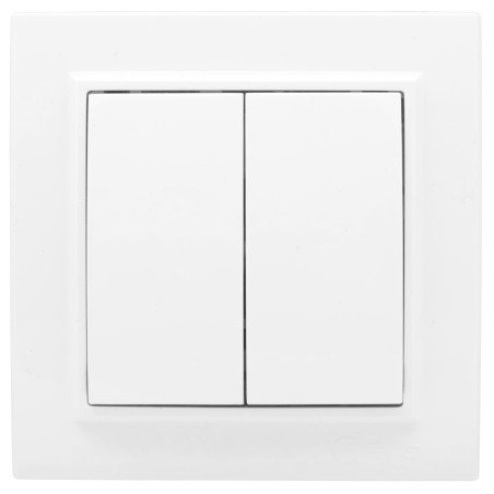 Выключатель Минск 2-клавишный СП 10А белый