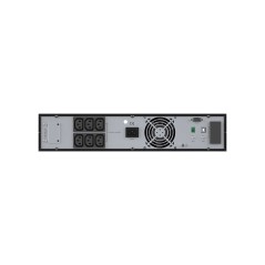 Источник бесперебойного питания Online Small Rackmount, 1000 ВА/900 Вт, 1/1, 6xIEC C13,EPO, USB, RS-232, Rack 2U, з/у 1А, 2x9Ач