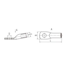 Наконечник кабельный ТМЛ 95-12-15