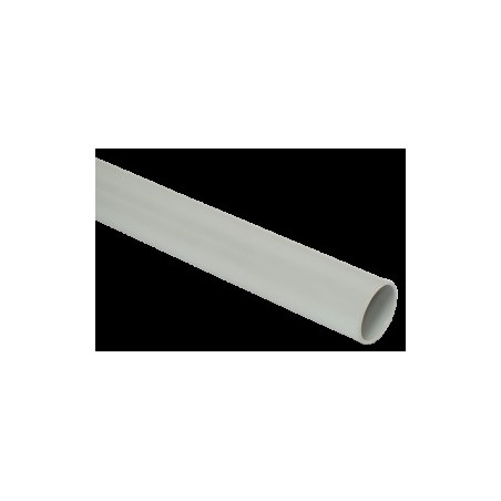 Труба гладкая жесткая ПВХ d-25 серая 2м (50м/компл)