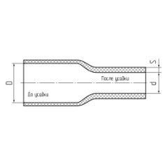 ТТ-(6Х)-19/3.2 Трубка термоусадочная клеевая