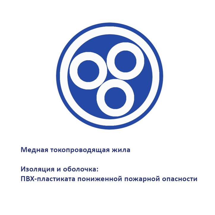 Кабель силовой ВВГнг(А)-LS 3х16ок(N, PE)-0.66 однопроволочный Кабель силовой ВВГнг(А)-LS 3х16ок(N, PE)-0.66 однопроволочный