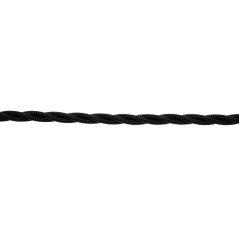 Ретро провод 2х1,5 Черный (матовый) 50м