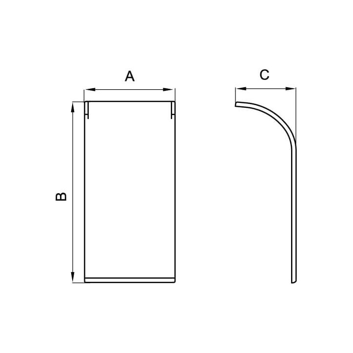 Накладка на стык 60 GAN In-liner