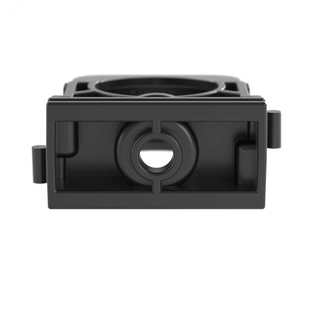 Держатель с крышкой 17 мм полиамид черный