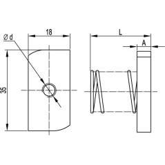 NEAV 40x40 Угол внешний изменяемый (70-120°)