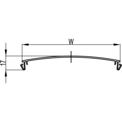 Угол внутренний 50x20 AIM In-liner
