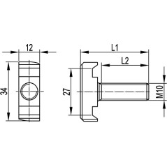 NIAV 200x80 Угол внутренний изменяемый (70-120°)