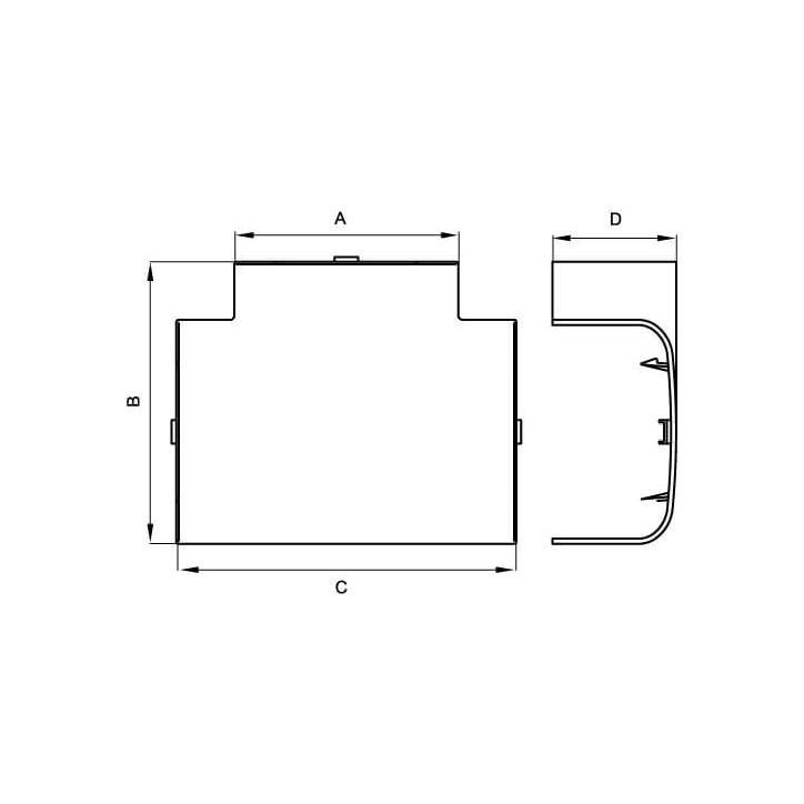 Угол внешний AEM 25x17 In-liner