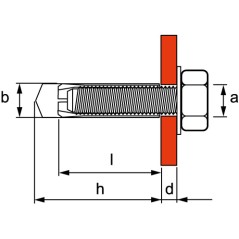 Угол плоский Г-образный 80x40 NPAN IN-Liner