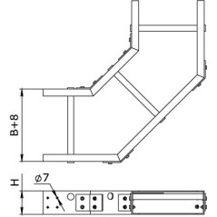 П-образный профиль PSL, L1800, толщ.1,5 мм