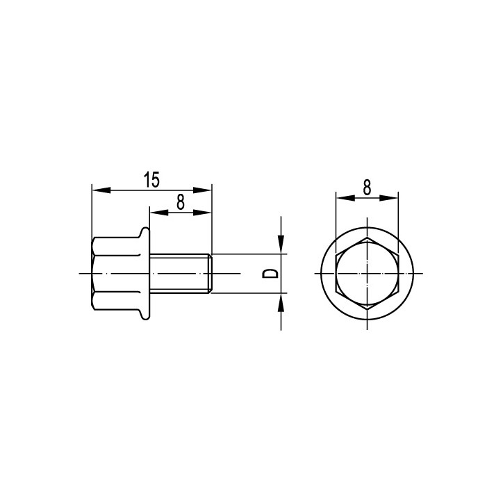 Угол плоский Т-образный 25x30 NTAN IN-Liner