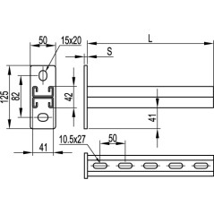 Гайка M20x1,5 никелированная латунь