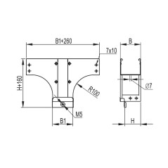 Металлический дюбель для газобетона 10x60