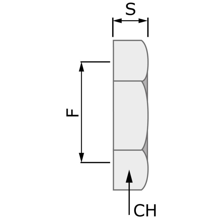 Крепеж для шпильки М6 к балке 1,5-5 мм верт.монт.