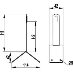 Держатель кабеля TRC 200мм