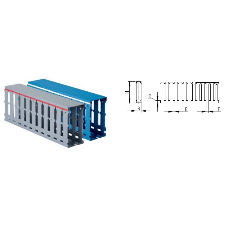 Короб перфорированный 25х30 RL75 2 серый QUADRO