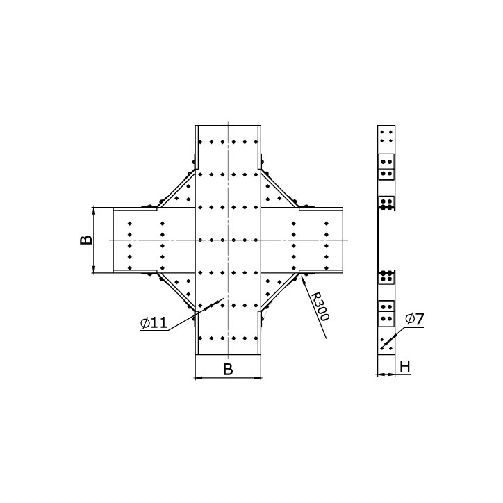 Лоток 400х50 L 3000 толщ. 1,5 мм, цинк-ламельный