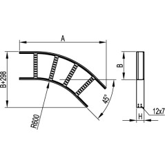 Лоток перфорированный 100х50 L3000