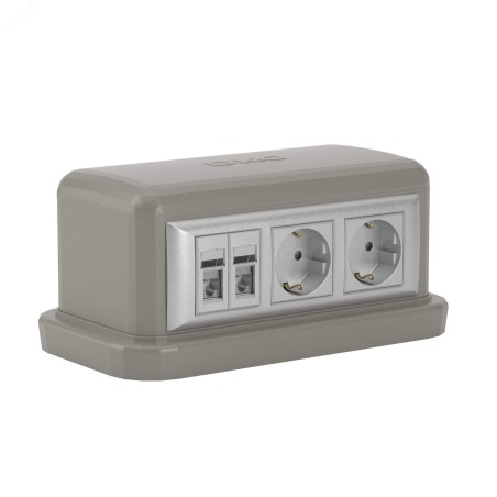 Башенка напольная BUS 12 модулей серая