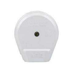 Разъем РШ-ВШ 32А 250В 2P+PE (СУ) пластиковый белый Simple