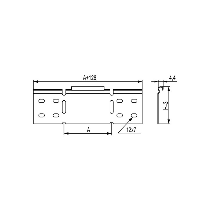 Вилка скрытой установки IP44 32A 3P+E 400В