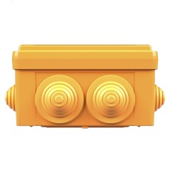 Коробка пластиковая FS с кабельными вводами и клеммниками IP55 100х100х50мм