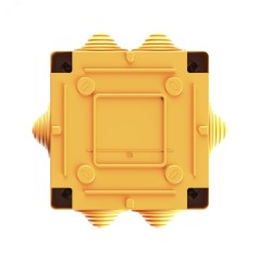 Коробка пластиковая FS с кабельными вводами и клеммниками IP55 100х100х50мм