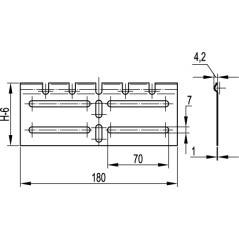 Коробка пластиковая FS с кабельными вводами и клеммниками IP55 100х100х50мм
