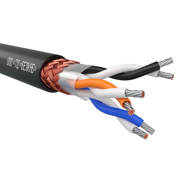 Кабель монтажный МКЭШВнг(А)-LS 2*2*1.0 БЕЛКАБ RUS