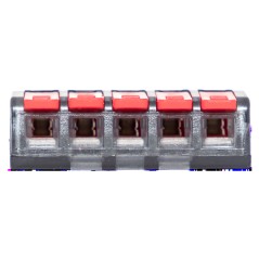 Клемма СМК 221-415 5 отверстий 0.2-4.0 мм2 (50 шт.) PROxima