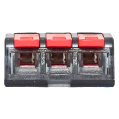 Клемма СМК 221-413 3 отверстия 0.2-4.0 мм2 (100 шт.) PROxima