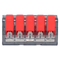 Клемма СМК 221-415 5 отверстий 0.2-4.0 мм2 (50 шт.) PROxima