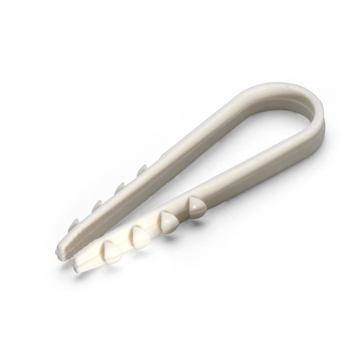 Дюбель-хомут ДХ 19–25 (бел) (100шт) Дюбель-хомут ДХ 19–25 (бел) (100шт)